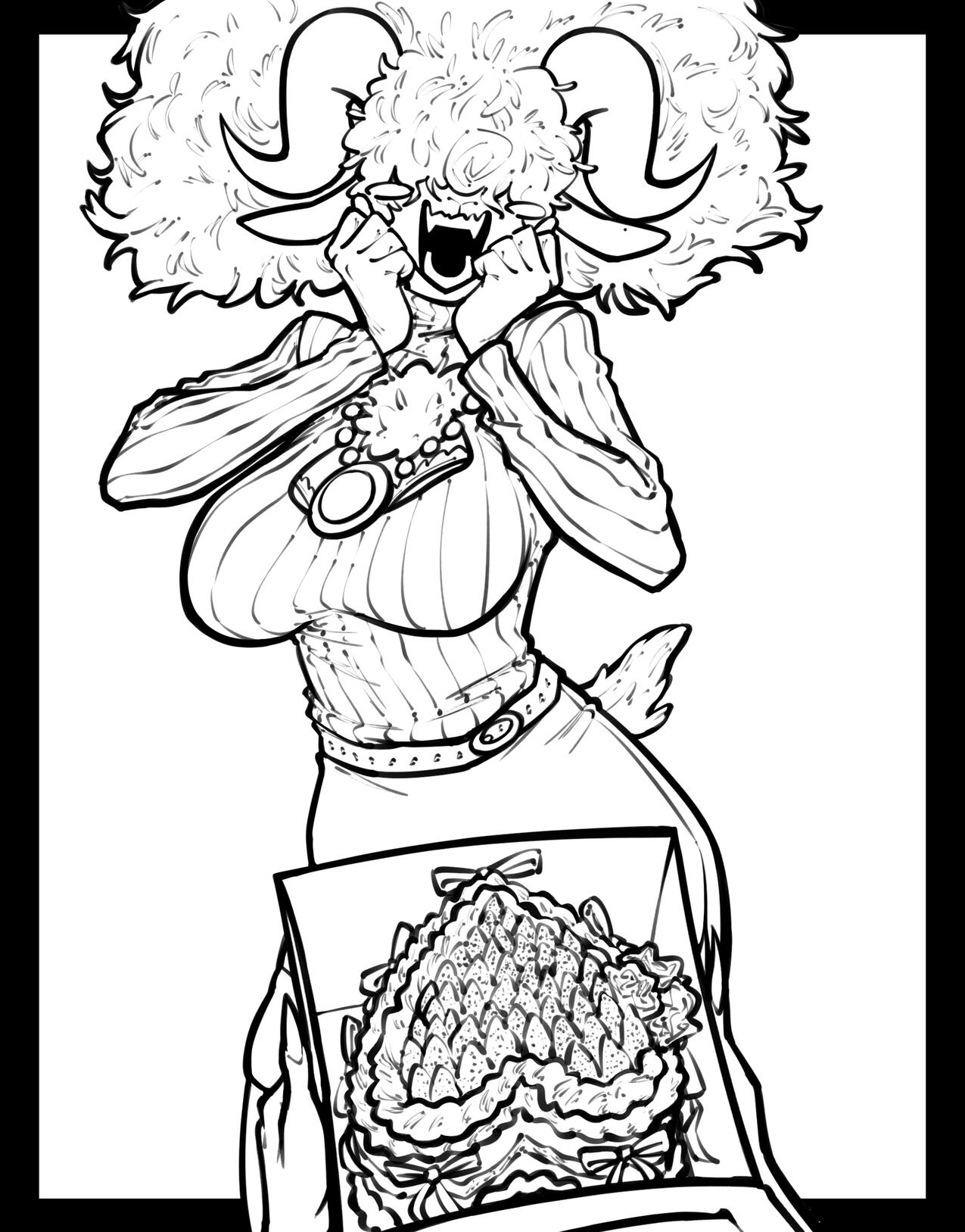 Fullbody Lineart: $60