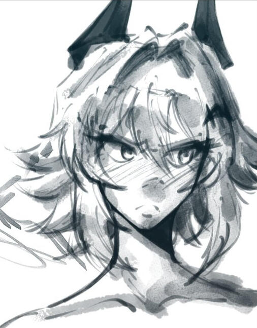 Headshot Sketch + Light Shading $20